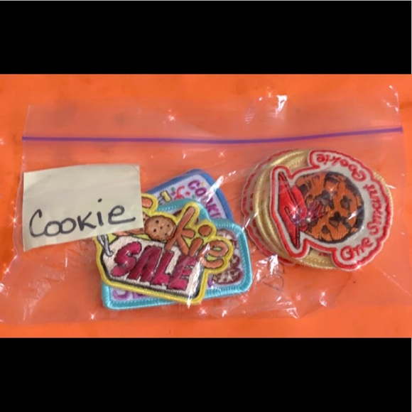 Girl Scout cookie badges set of 8 different kinds - Picture 1 of 2